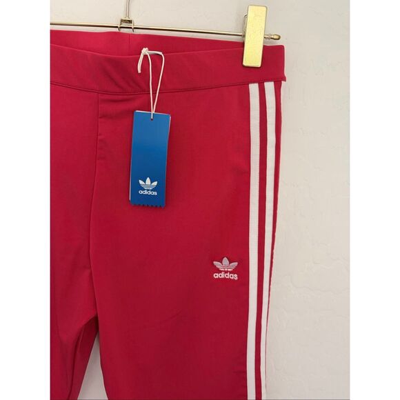 ADIDAS Three Stripes Compression Leggings Size Large NWT - Picture 2 of 6